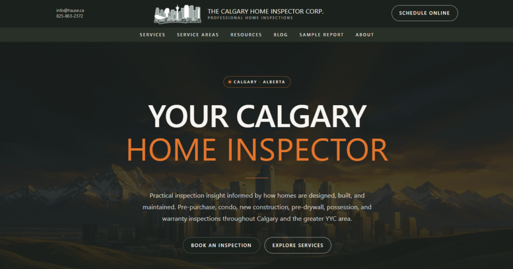calgary home inspector